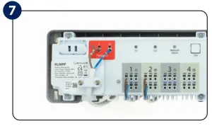 SALUS Zigbee Network Wireless Wiring Centre KL08RF 24V - MOUNTING8