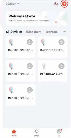 Red100 Lighting Red100 Beacon Smart LED Bulb fig 3