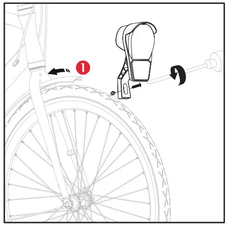 spanninga Galeo E-Bike Bicycle Headlamp- 1