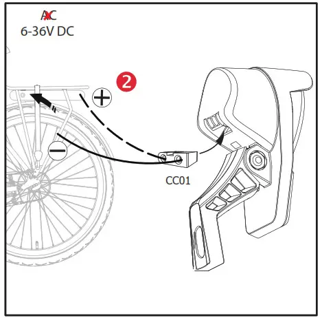 spanninga Galeo E-Bike Bicycle Headlamp- 2