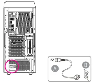 Connecting the Power Cord 