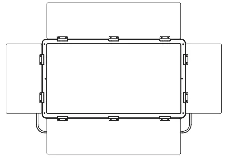 SWIT CL 60D CL120D Bi Color Studio Panel LED Light - fig 1