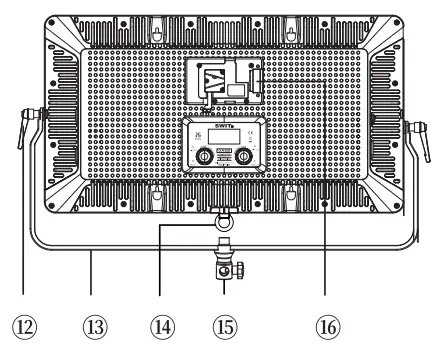 SWIT CL 60D CL120D Bi Color Studio Panel LED Light - fig 3