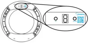 nuaire DRI-ECO CO2 CO2 Sensor For Use With RF Enabled Hall Control DRI ECO Units - Unit Binding Mode
