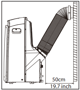 Comfort Aire PS 121D Portable Air Conditioner - Recommend Installation