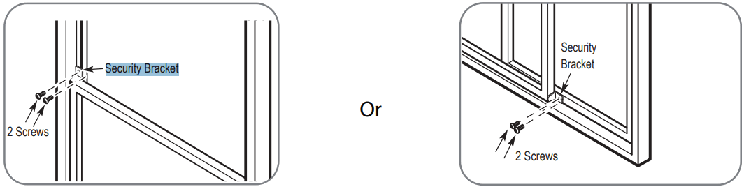 Comfort Aire PS 121D Portable Air Conditioner - Security Bracket