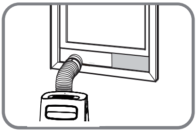 Comfort Aire PS 121D Portable Air Conditioner - window slider adaptor 1