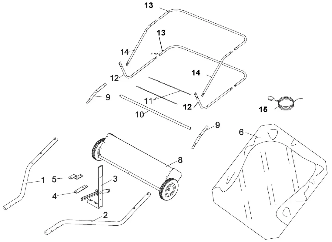 COBRA TLS107 Tow Behind Lawn Sweeper 3