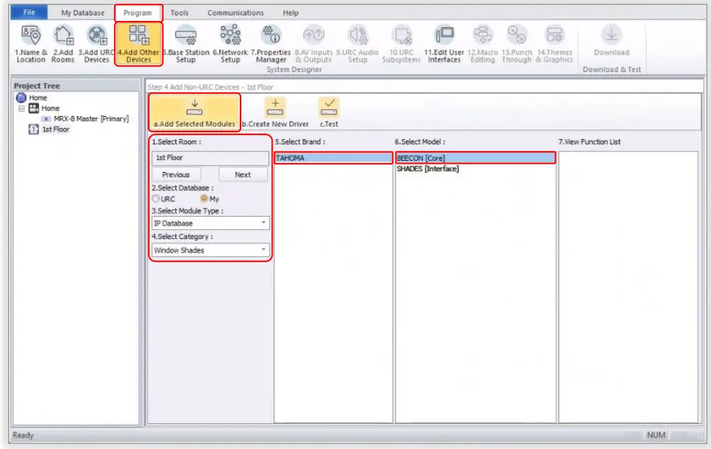 sOmfy Tahoma RTS Zigbee Samrtphone and Tablet Interface - app 1