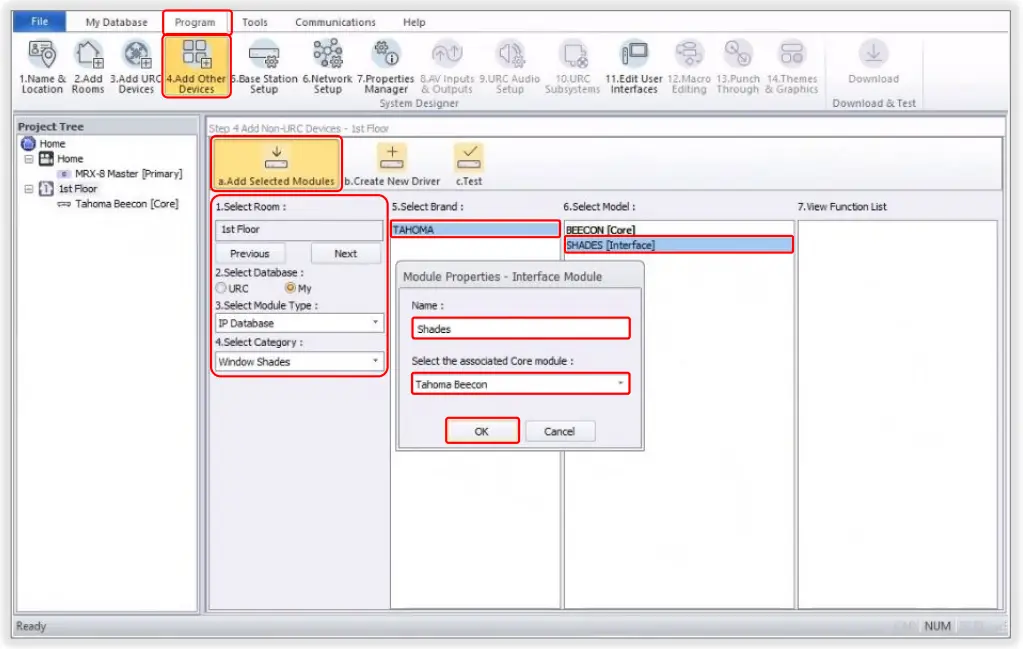 sOmfy Tahoma RTS Zigbee Samrtphone and Tablet Interface - app 2