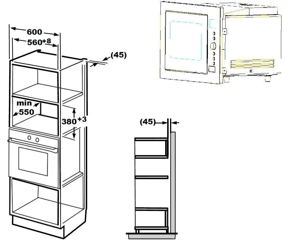 BLANCO BM32CX Convection Microwave-4