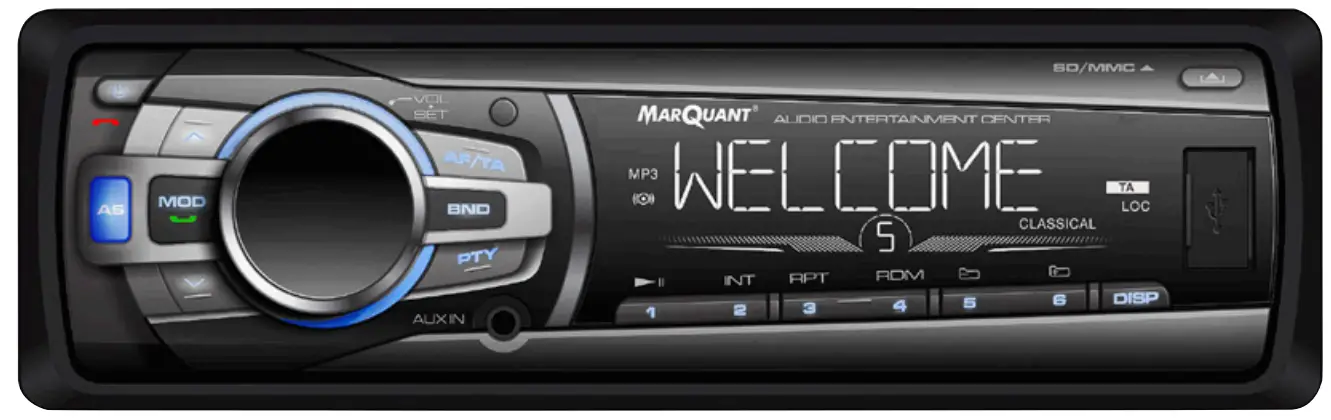 MARQUANT 007862 Bluetooth Car Stereo