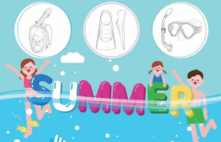 GINTENCO QSXH black Snorkel Set