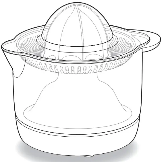 moulinex PC120870 Citrus Electric Press Ultra Compact 25W Kitchen Mate