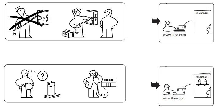 IKEA 704.210.83 KULINARISK Forced Air Oven Steam Function - Overview 2