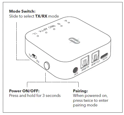 TAOTRONICS-TT-BA09 Pro-Wireless-Audio-Adapter-3
