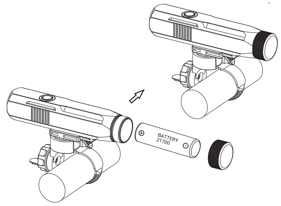 JETBeam BR10 PRO Rechargeable Bike Light - MOUNTING 1