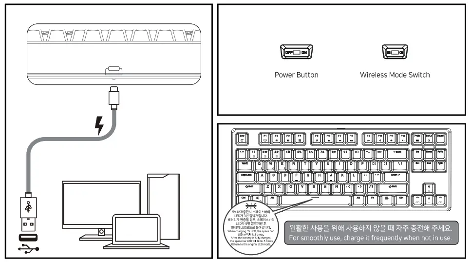 MONSTAR NINJA87PRO Mechanical Keyboard - keybod