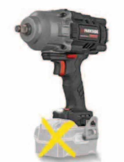 PARKSIDE PASSP 20-Li A2 Cordless Impact Wrench 20V