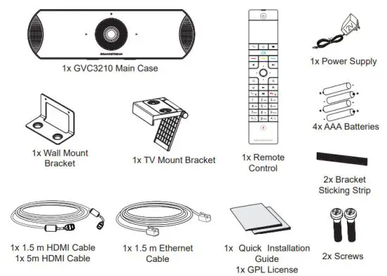 GRANDSTREAM GVC3210 Video Conferencing Endpoint - figure 1