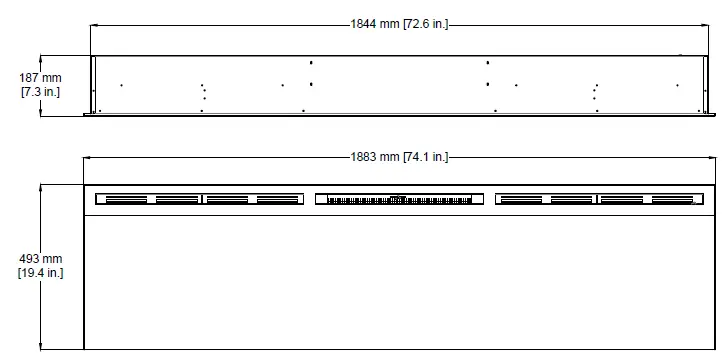 Dimple-BLF7451-AU-74-Inch-Wall-Mounted-Prism-Electric-Fire-3