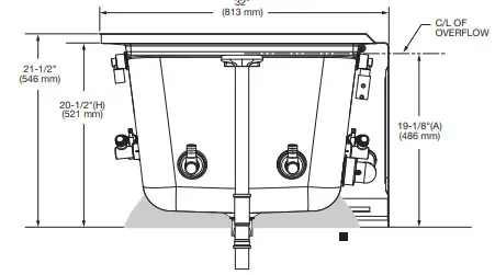 American Standard ModelDIMENSIONS