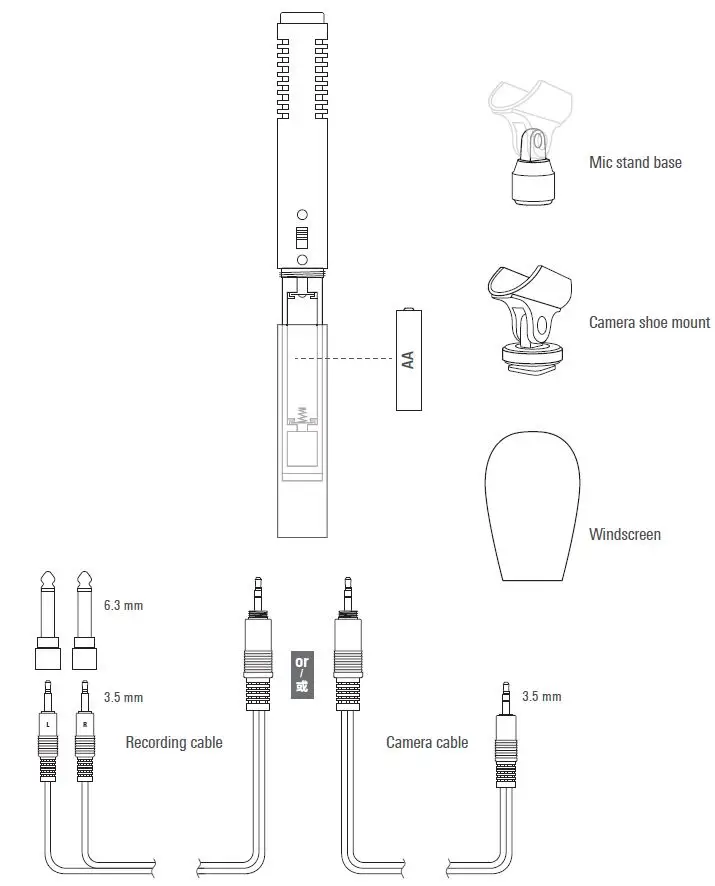 audio-technica ATR6250x Cardioid Condenser Stereo Microphone-FIG1