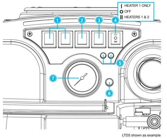 MYTEE LTD3 Speedster Limited Carpet Extractor - Switch Plate