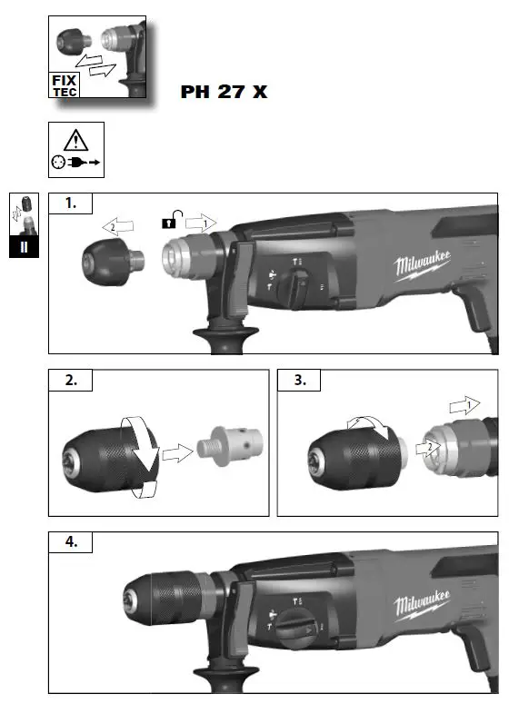 milwaukee PH 27 3-Mode Hammer fig 2