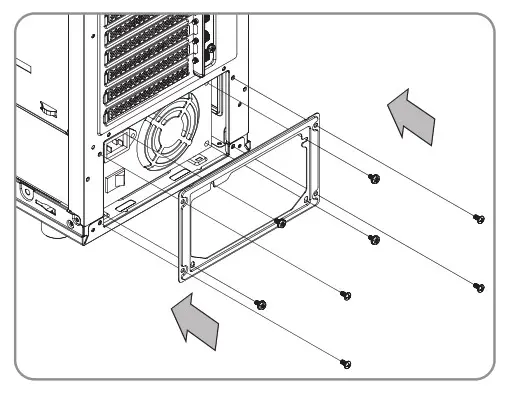 Thermaltake Tempered Glass Logo PSU Installation