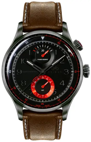 TRIBUS TRI-04 Power Reserve GMT Sport Chronometer