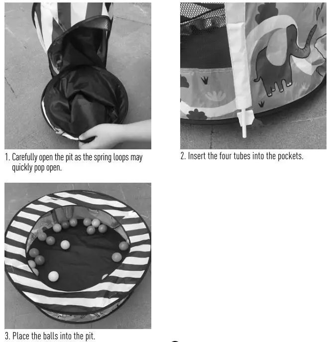 anko Sensory Ball Pit - ASSEMBLY INSTRUCTIONS