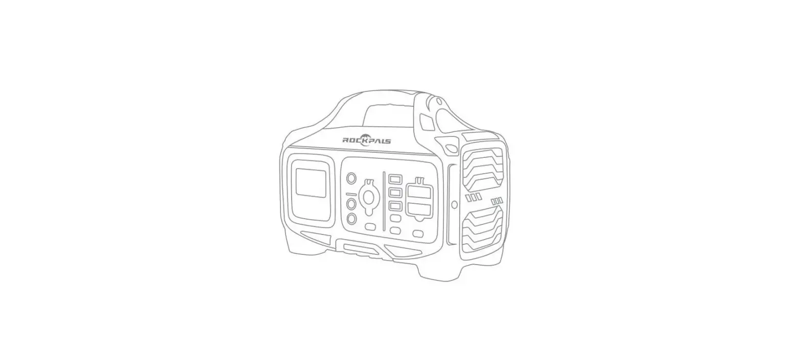 Rockpals Rockpower 300 Portable Power Station User Guide Rockpals Rockpower 300 Portable Power Station User Guide