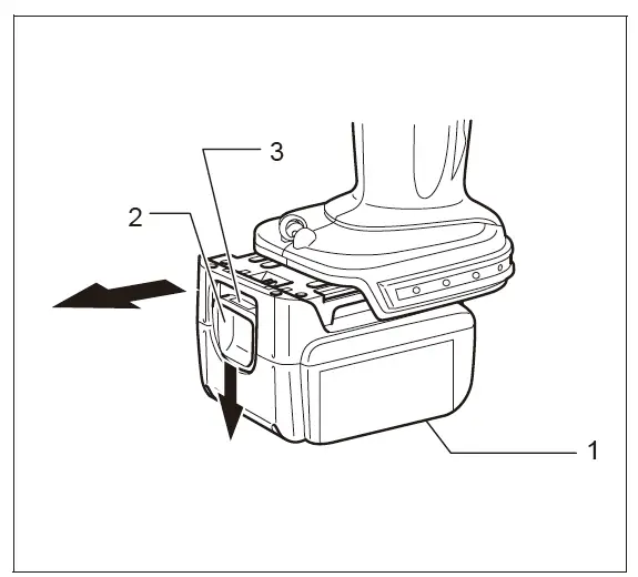 makita DML806 Cordless LED Flashlight fig 1