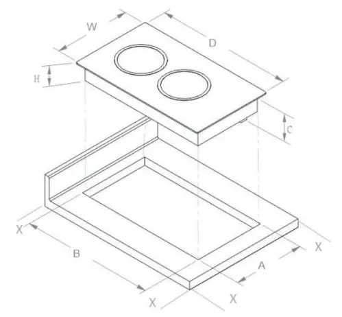 Danby DRC14A1BD 14 Inch Black Built In Radiant Electric Ceramic Cooktop - fig 1