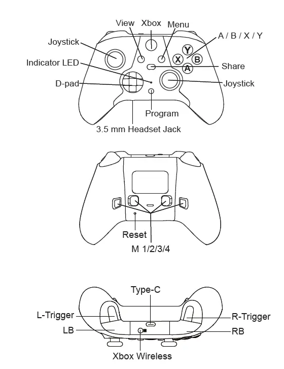 VISION-Remappable-Xbox-Series X-S-Wireless-Controller-FIG-1