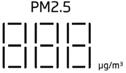 beko ATP5500N Air Purifier - Display