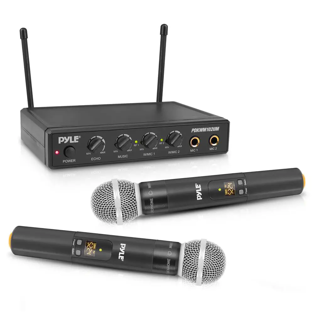 Pyle Dual Fixed Frequency Wireless Karaoke Mixer User Manual