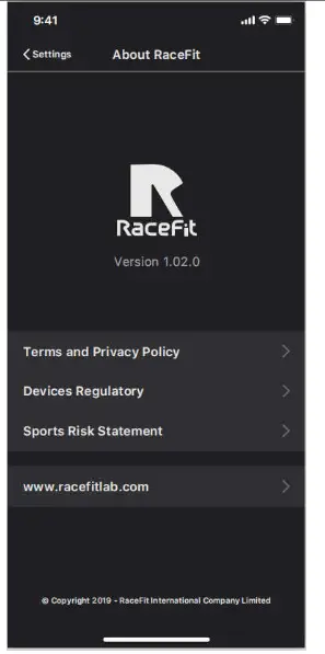 Racefit CRE001B1 Sensor module