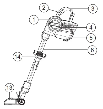 milwaukee 0940 20 M18 Fuel Compact Vacuum Cleaner - Fig 1