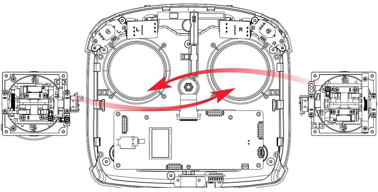 AGILE-X AGX-l6S Digital Proportional Radio Control System - gimbals