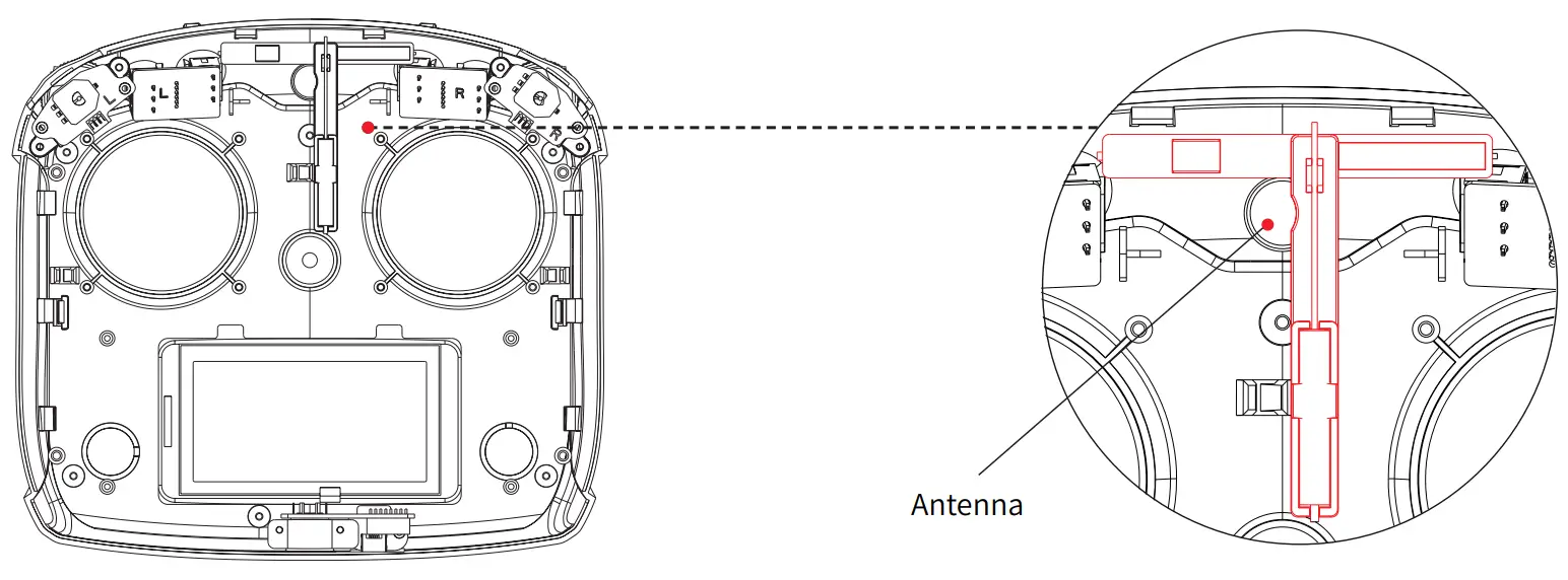 AGILE-X AGX-l6S Digital Proportional Radio Control System - transmitter 3