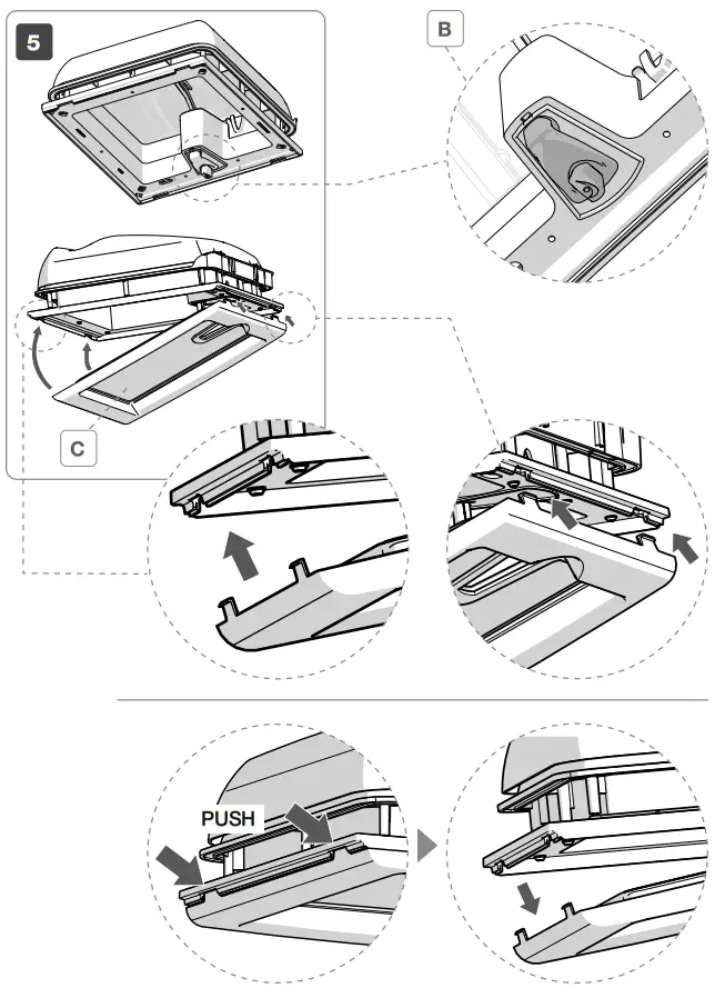 Fiamma VENT 28F Rooflight - THEROSTAT2