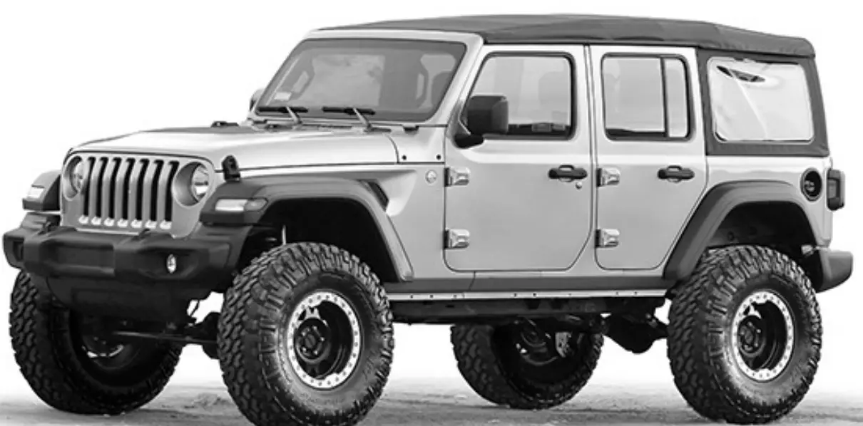 FABTECH FTS24231 2018-2022 Jeep Wrangler JL 5 Inch Trail Kit