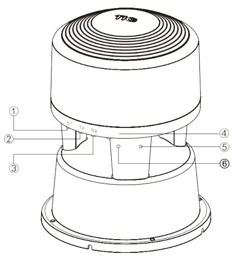 TIC B503 8 Inch Outdoor Bluetooth 5 0 In Ground Omnidirectional Speaker-fig1