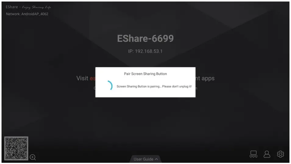 Nzs Dba Onescreen CAST001 USB Wireless Presentation Button - Setting 3