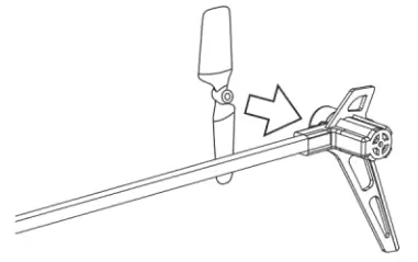 NINJA 250 Single-Rotor Radio Control Helicopter - Removing and replacing the tail rotor