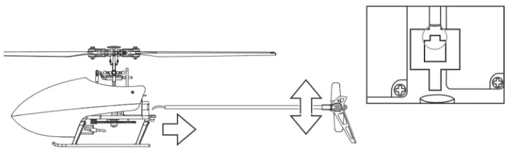 NINJA 250 Single-Rotor Radio Control Helicopter - Replacing the tail boom