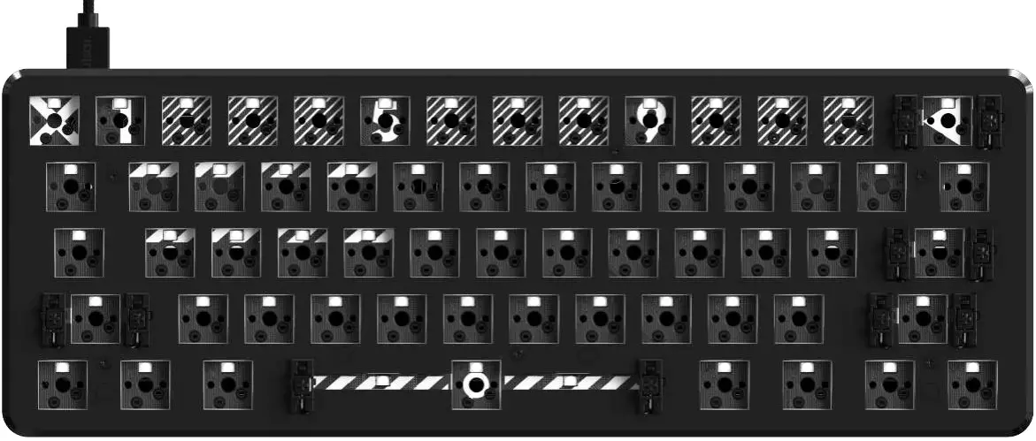 PCMK 60 Percent ANSI Mechanical Keyboard