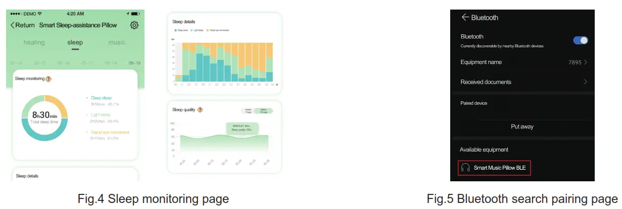 ZonnSmart HL60 Smart Heating and Sleep Monitoring Pillow - fig2